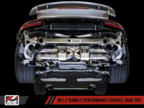 Porsche 991.2 Turbo Performance Avgassystem AWE Tuning